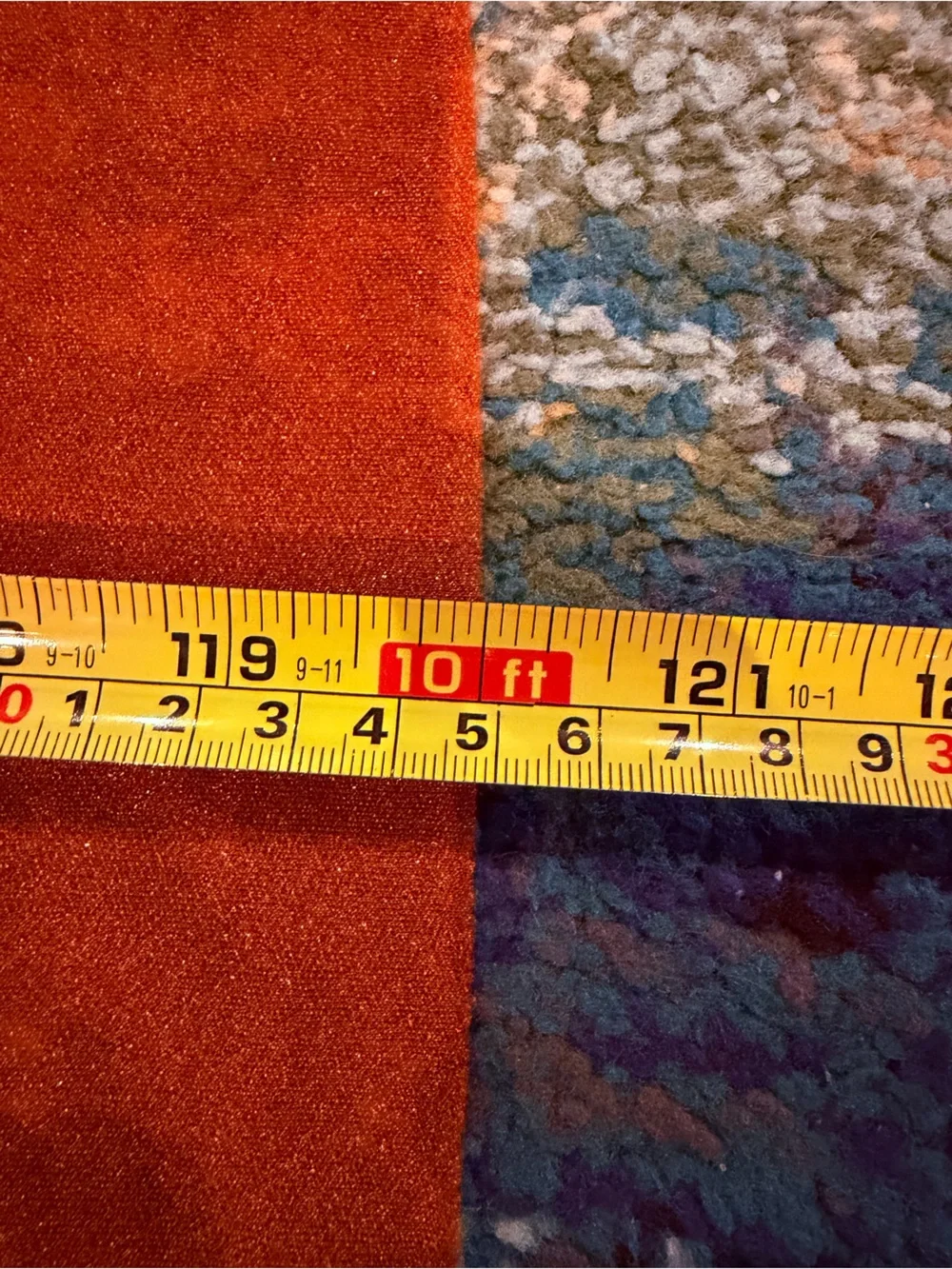 9 - Burnt Orange Chiffon Table Runners - 10’ x 30” each